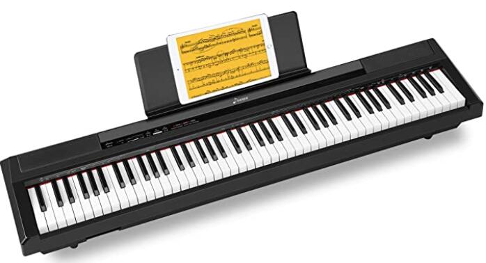 electric piano reviews weighted keys